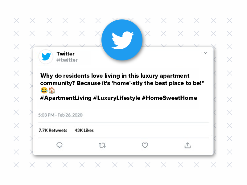 Why do residents love living in this luxury apartment community? Because it's 'home'-stly the best place to be!" #ApartmentLiving #LuxuryLifestyle #HomeSweetHome