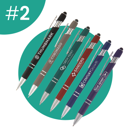 Pens are not only a cost-effective trade show swag item, but they’re great for taking notes at meetings and events. Pens with your company logo or URL on them are nothing new. You see these pens at every bank and car dealership you've ever been to. But, what is new and popular in recent years is the Stylus pens. 