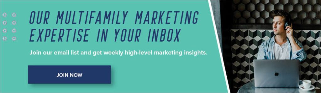 Sign up for our weekly emails to get multifamily marketing tips straight to your inbox.