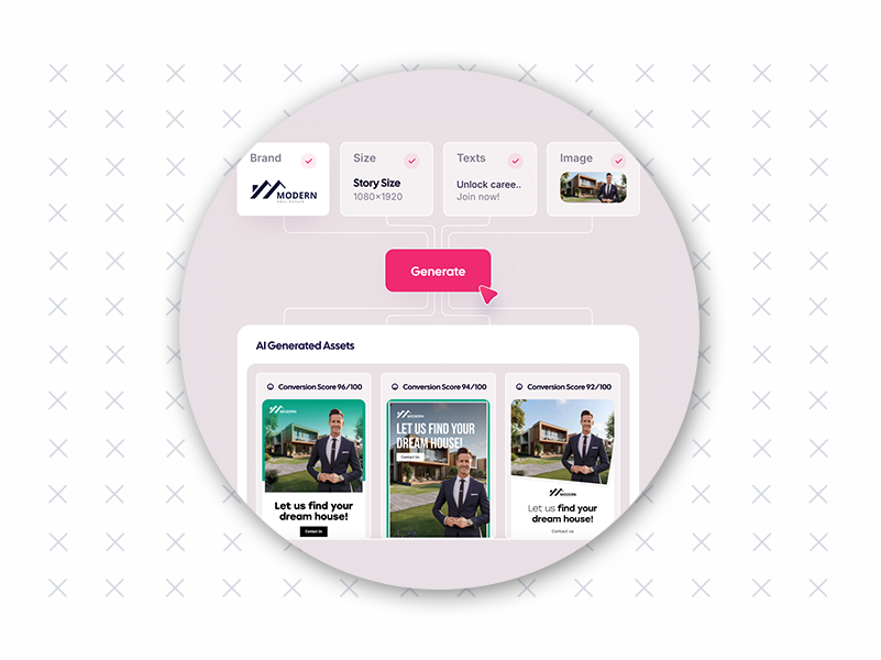 AdCreative.ai uses AI to generate high-converting ads for paid campaigns. It automatically creates ad designs based on your brand’s guidelines and target audience. This tool helps marketers create multiple versions of ads quickly, allowing them to test which performs best across social media platforms or Google Ads.