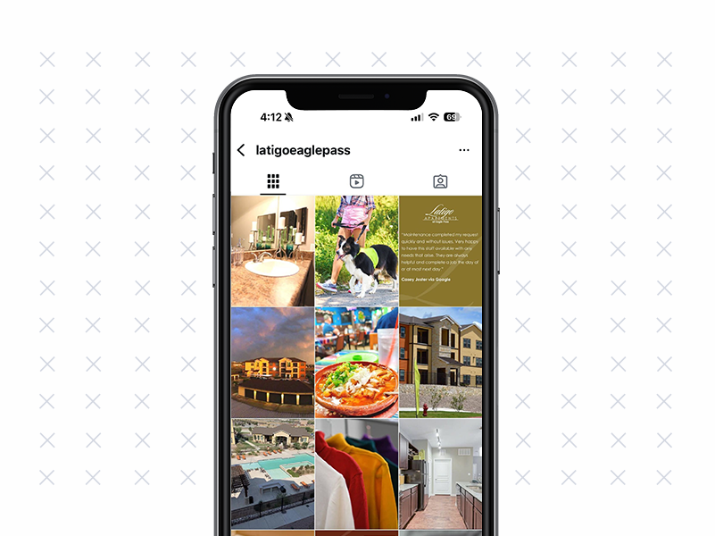By leveraging AI, we can aggregate relevant content, schedule posts seamlessly, and ensure your channels remain active and engaging. Your team simply provides event calendars and photos, and we craft custom content that truly reflects your property's unique identity — all without ever needing an on-site presence. This is how we helped NE Management and their Latigo at Eagle Pass property enhance their social media presence, generating new leads and fostering a vibrant online community.